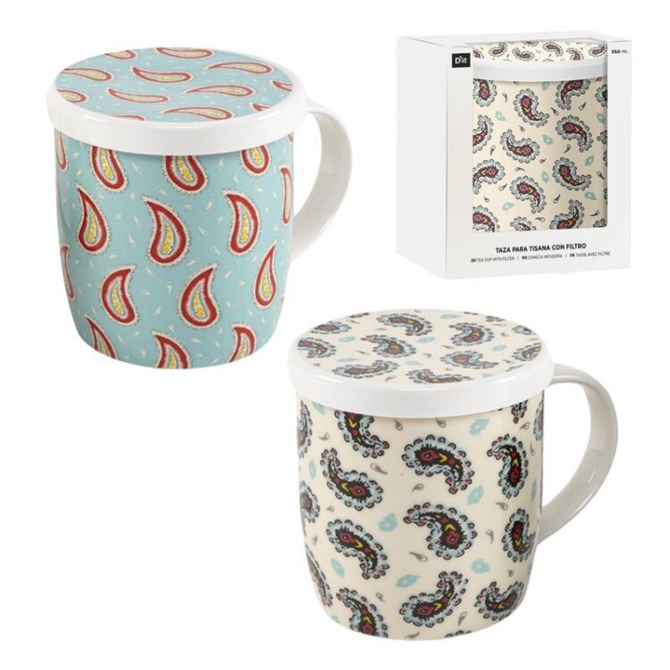 TAZA INFUSORA PAISLEY